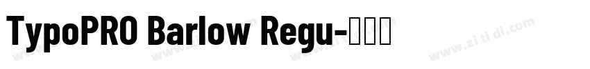 TypoPRO Barlow Regu字体转换